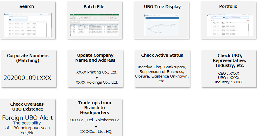 Compliance Station ®︎UBO Functions and Data